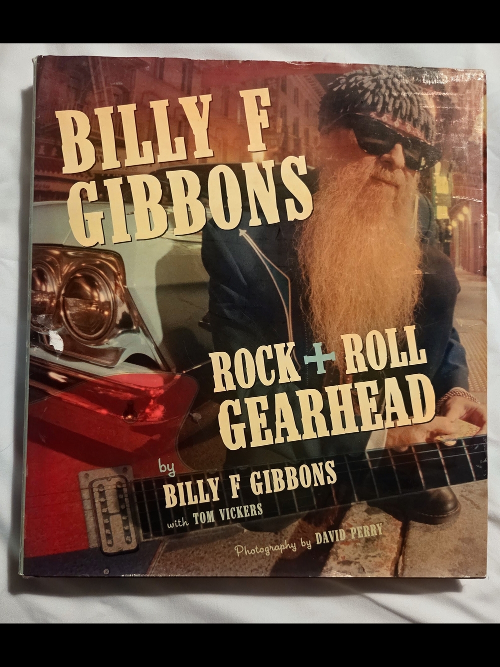 Billy F Gibbons Rock + Roll Gearhead Coffee Table Book